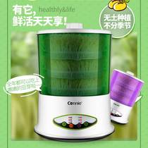室内小型生芽自制diy三层喷水花生芽多功能豆芽机家用全自动新款