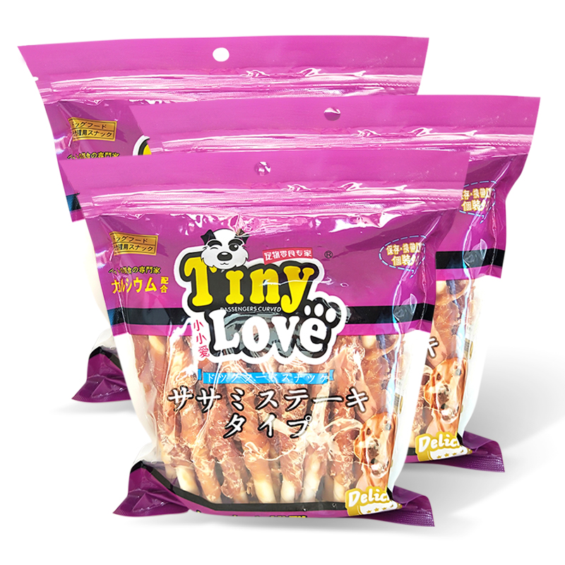 TinyLove鸡肉绕奶味牛皮卷454g