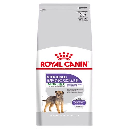 皇家绝育2kg贵宾斗牛犬处方粮