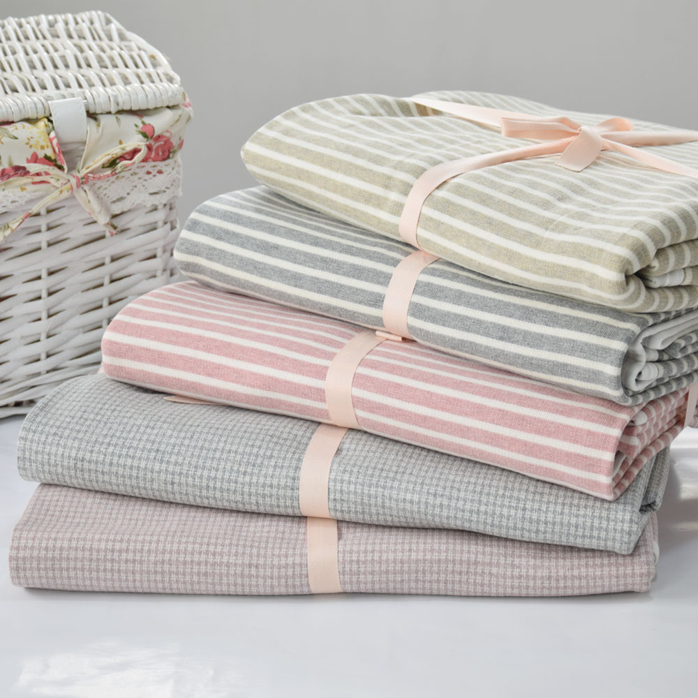 外贸加厚天竺棉床单100%针织