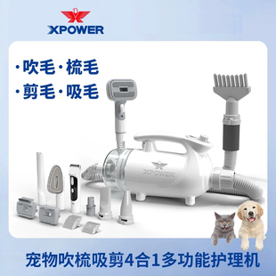 XPOWER家用宠物吹水机吹吸一体猫狗洗澡烘干吹毛神器中小型B-117