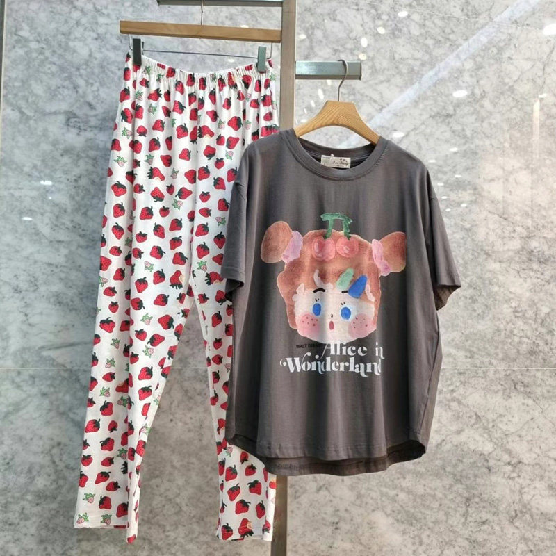 ImBling韩国女卡通家居服可外穿