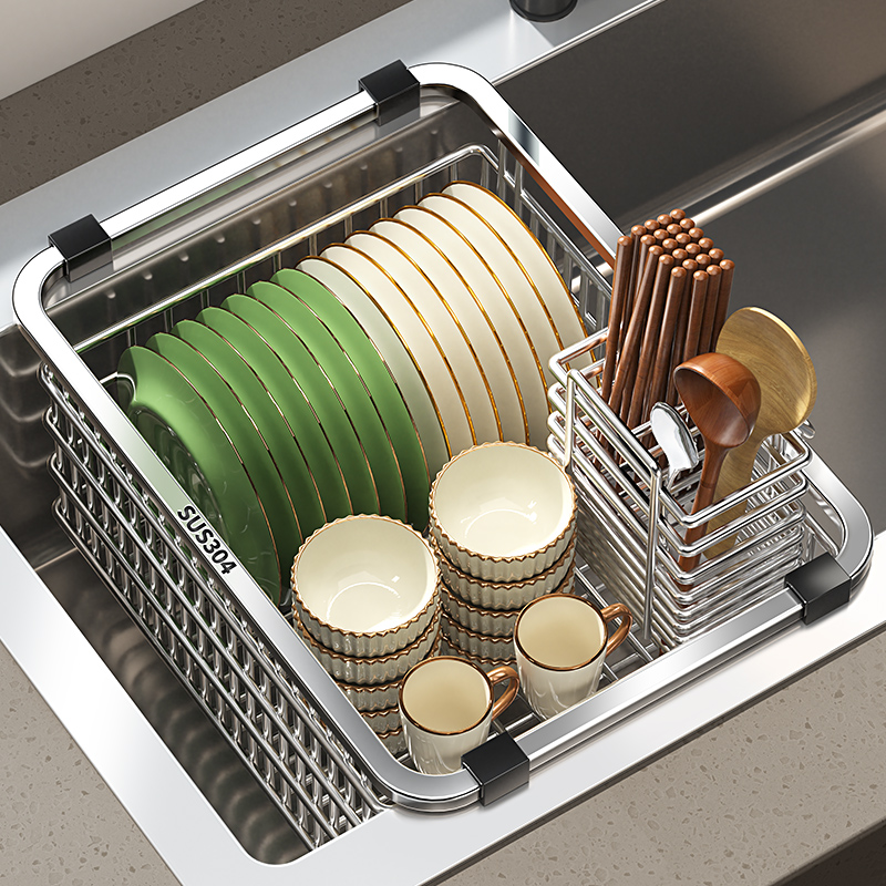 沥水篮厨房水槽304不锈钢