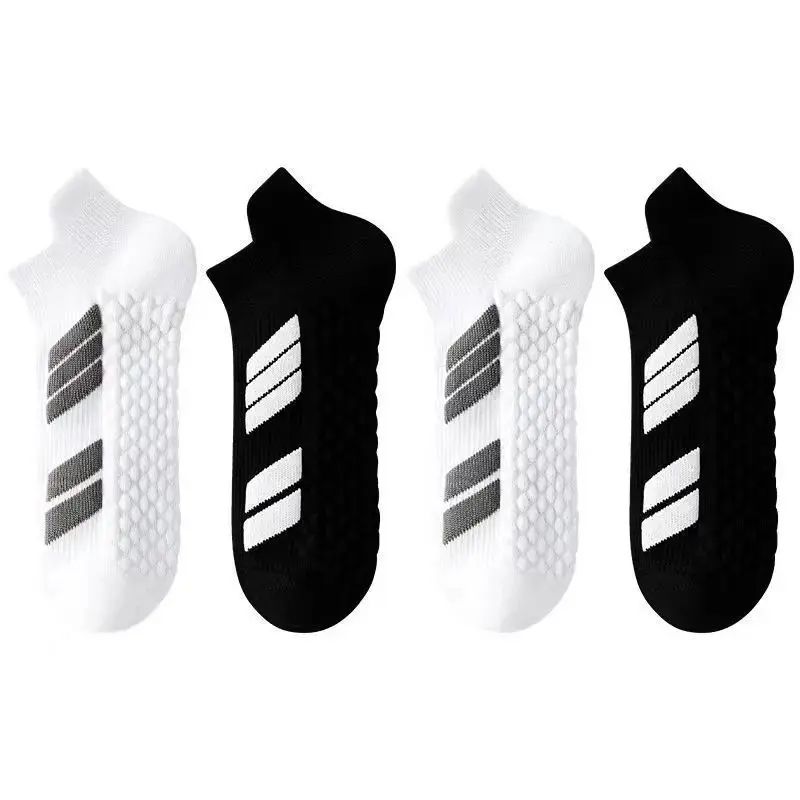 【下单立减30】袜子男款短筒秋冬季加厚毛巾底防滑跑步羽毛球