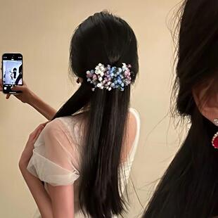 【下单立减30】永生花神仙姐姐同款满天星花朵头饰女绝美头花