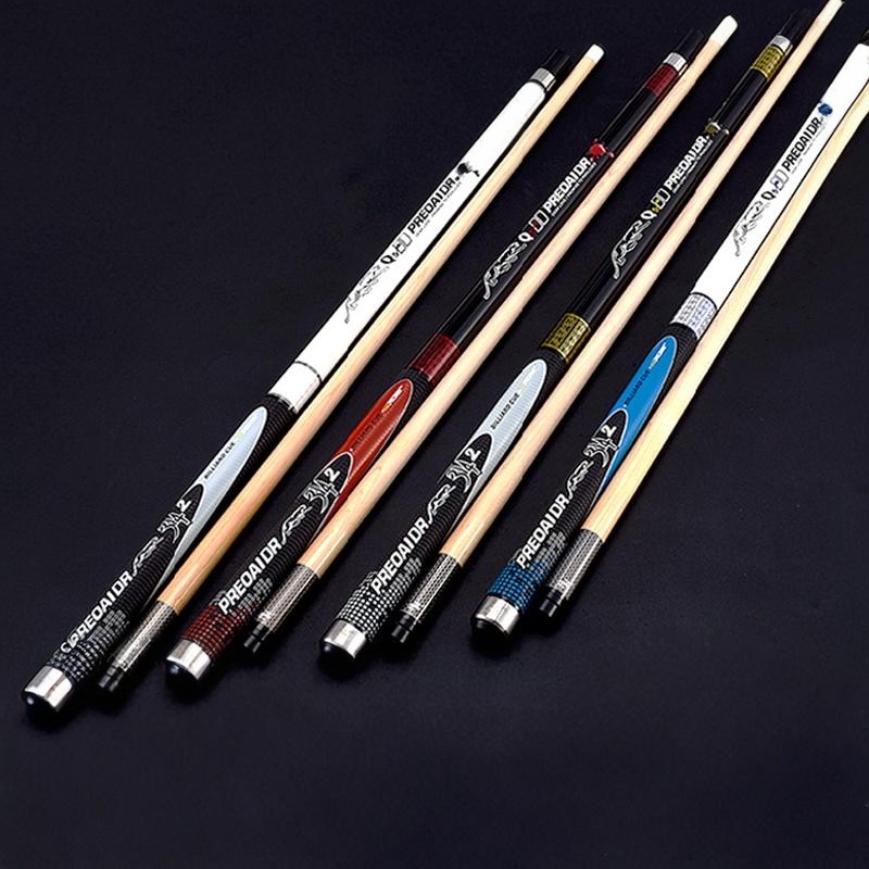 美洲豹台球杆桌球杆中式黑八中头球杆大头杆美式球杆九球枫木手工