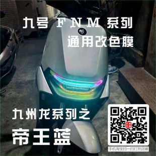 化变色保护膜 M系列九号个性 适用九号电动车日行灯改色膜灯膜F