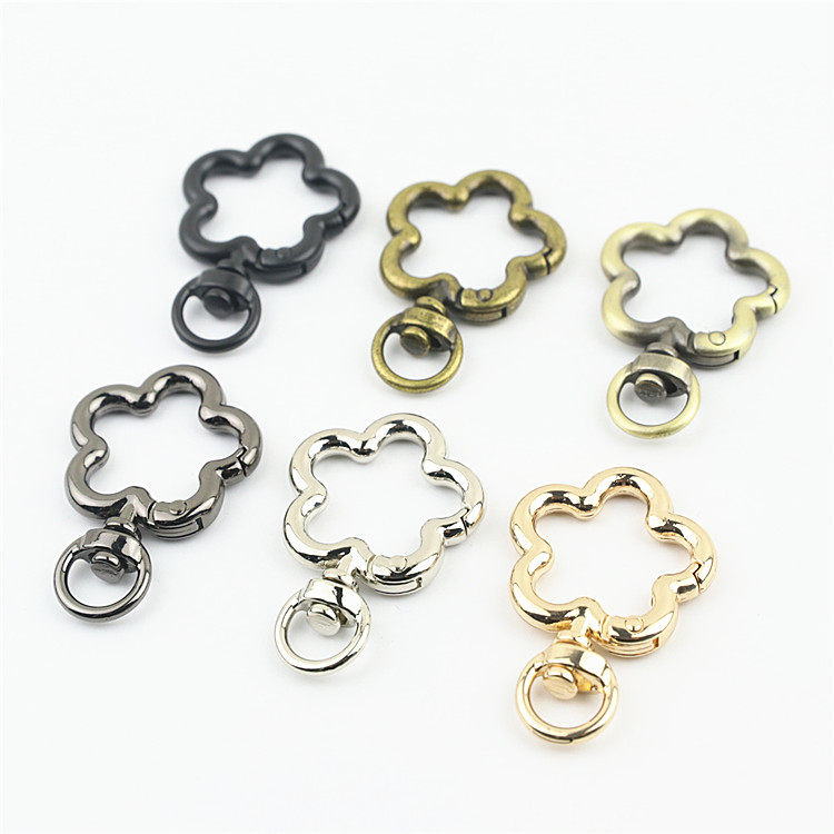 锌合金创意弹簧扣梅花形云朵兔头爱心饰品包包肩带链条挂件钥匙扣,服饰配件/皮带/帽子/围巾,拎环,淘宝优惠券,粉丝福利购,淘宝优惠卷