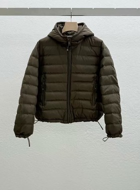 现~2025冬季新女芯宝韩国代购statement时尚复古深色系鹅绒羽绒服