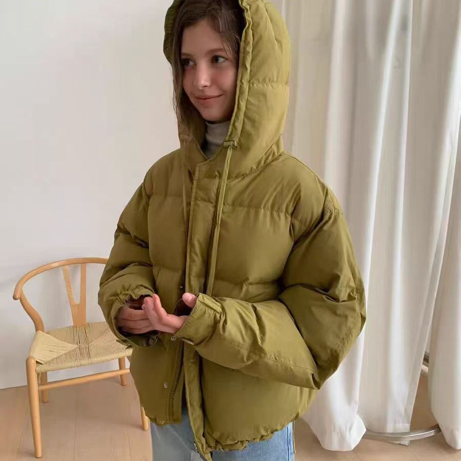 gabrielle百搭连帽羽绒服外套