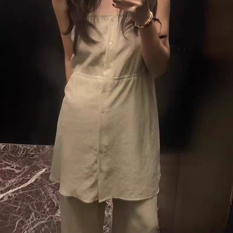 UNDERSON吊带+松紧休闲裤套装