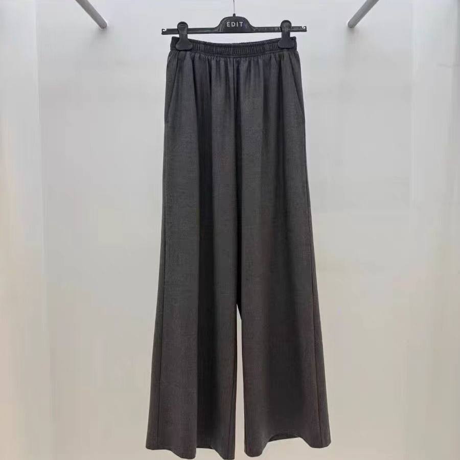 EDIT舒适软糯阔腿显瘦羊毛休闲裤