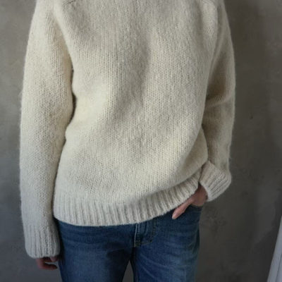 masculine香味马海毛针织毛衣