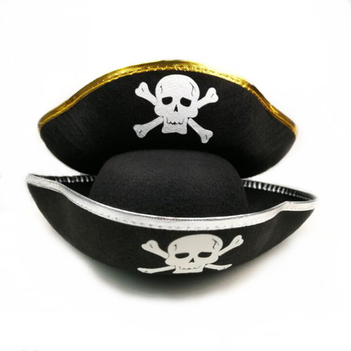 Halloween Pirate Captain Hat 万圣节海盗船长帽道具