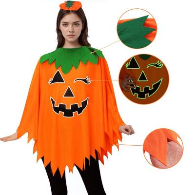 Halloween costume cloak party outfit万圣节服饰披风斗篷南瓜衣