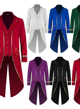 Halloween tailcoat with gold border coat万圣节燕尾服金边大衣