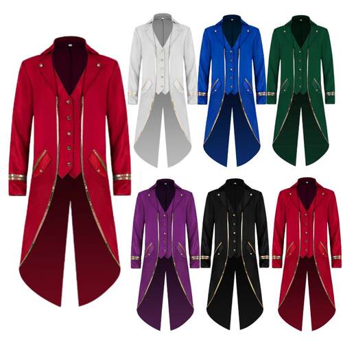 Halloween tailcoat with gold border coat万圣节燕尾服金边大衣
