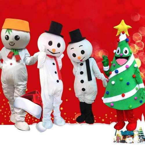 Christmassnowman cartoon doll costume doll costume headgear