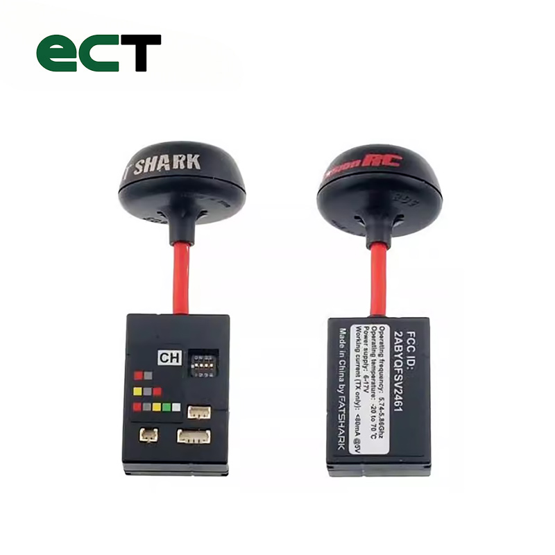 Fatshark图传发射机FPV比赛专用5.8G一体蘑菇天线高增益25mW