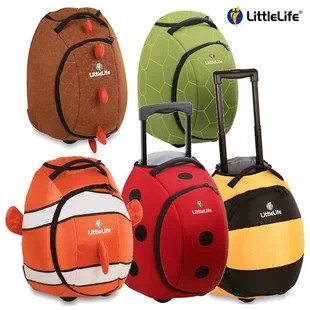 现货正品 英国Little Life可爱动物造型 儿童拉杆旅行箱包 多色款