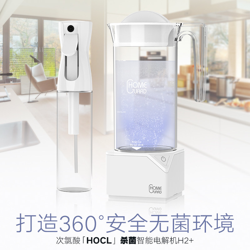 天然消䓯水自家做!韩国ECOWELL伊科菲儿次氯酸水电解生成机