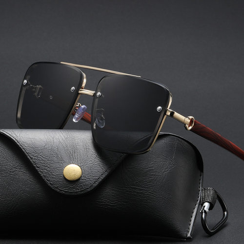 Vintage Aviator Polarized Sunglasses 男士复古蛤蟆驾驶镜