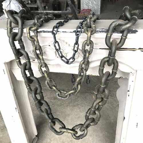 Halloween Rusty‑look Prisoner Chain Prop 囚犯生锈铁链刑具