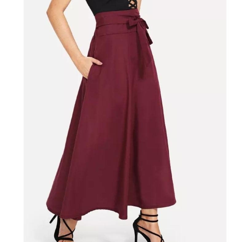 New solid color versatile high waist skirt在类目 女装/女士精品, 半身裙中 - 来自Buy2taobao.com提供专业的淘宝代购服务