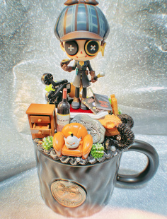 正版第五人格陶瓷杯diy真理之下主题游戏角色手办佣兵推理先生派