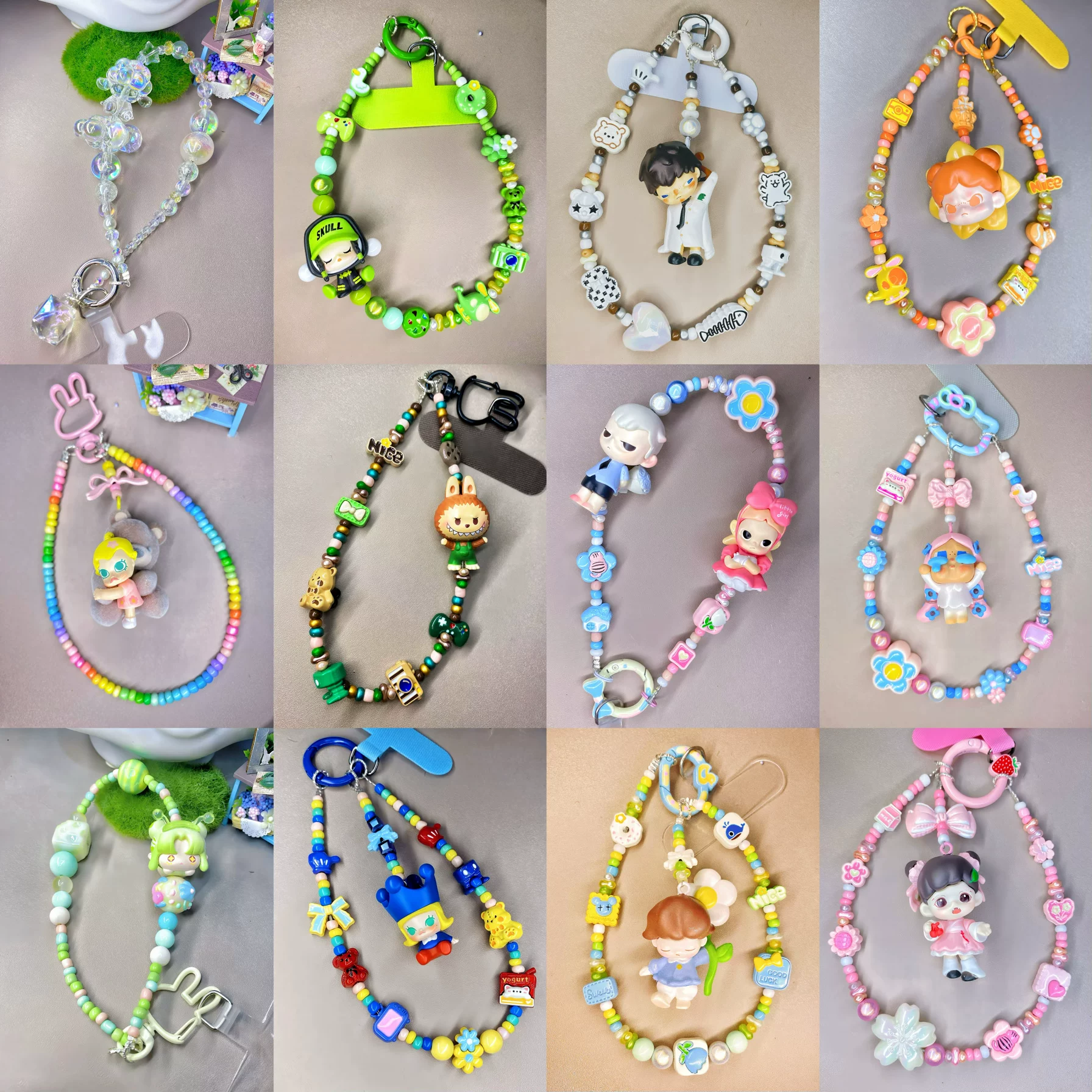 Мобильный телефон, кулон, ручка, короткий ремешок handmade, брелок, DIY