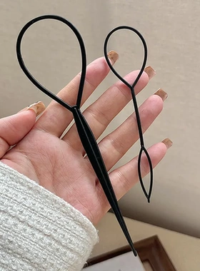 拉发针工具万能辫子穿发针盘发女童儿童编发神器扎发扎懒人掏发器