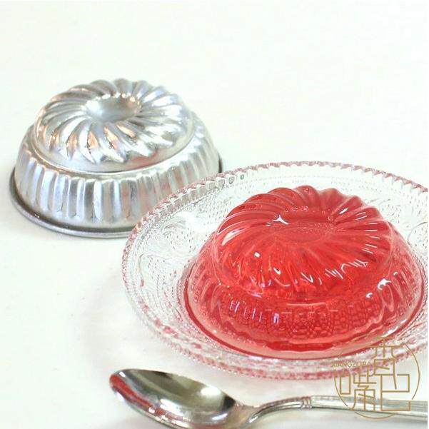 香嘴巴现货日本制浅井商店 铝制 布丁 果冻 模具＃85