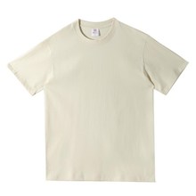 抗菌圆领t恤定制logo 纯棉短袖工作服班服聚会活动文化广告衫印字