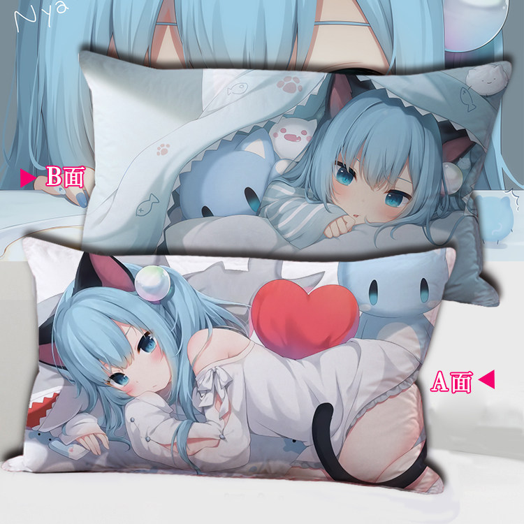 猫羽雫周边抱枕动漫二次元双面定制靠枕人形等身长枕头
