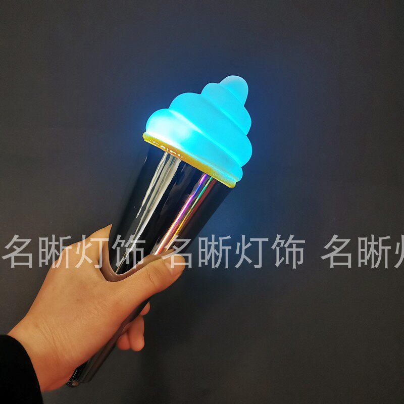 led发光酒吧香槟冰激凌三头火箭