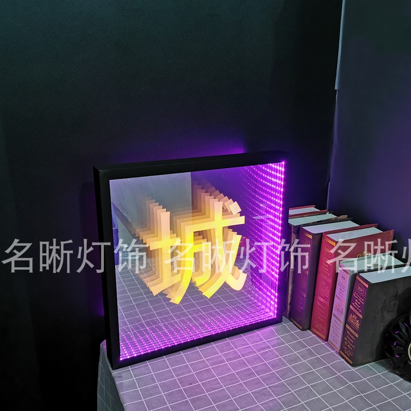 酒吧发光字母举牌抖音标志led