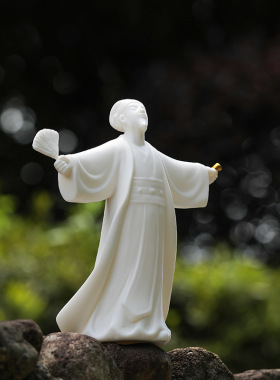 诸葛亮创意古代三国历史人物中式家居客厅办公室书房玄关孔明摆件