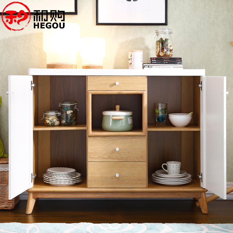 和购 餐厅收纳双门物柜餐边柜 BO101