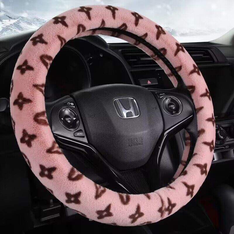 四季毛绒通用方向盘套