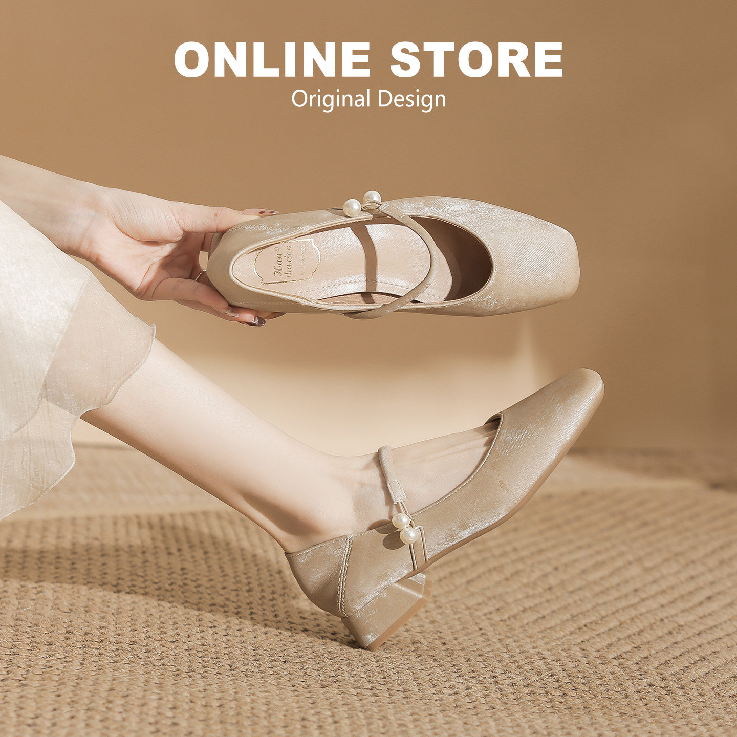 超软~新中式国风玛丽珍鞋女法式绝美晚晚鞋低跟配旗袍奶奶鞋单鞋