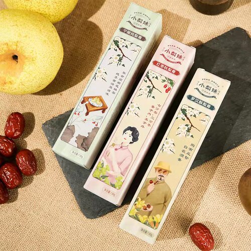 小梨妹国潮系列纯宁陵酥梨秋梨膏润喉护嗓纯天然