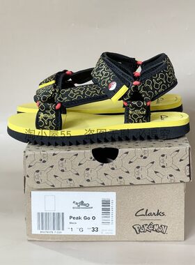 CLARKS其乐儿童夏款魔术贴沙滩鞋