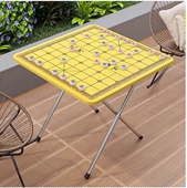 折叠桌餐桌户外中国象棋棋盘桌正方型简易家用小户型出租屋小桌子