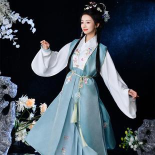 原创汉服女明制重工刺绣西塘汉服文化周走秀 云水谣 如梦霓裳