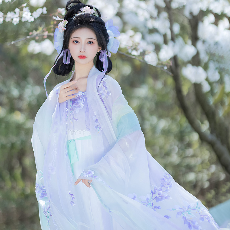 如梦霓裳夏季显瘦诃子裙