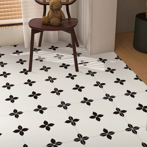 瓷砖改造神器~不怕水~卫生间浴室地板贴防水自粘贴纸翻新墙地遮丑