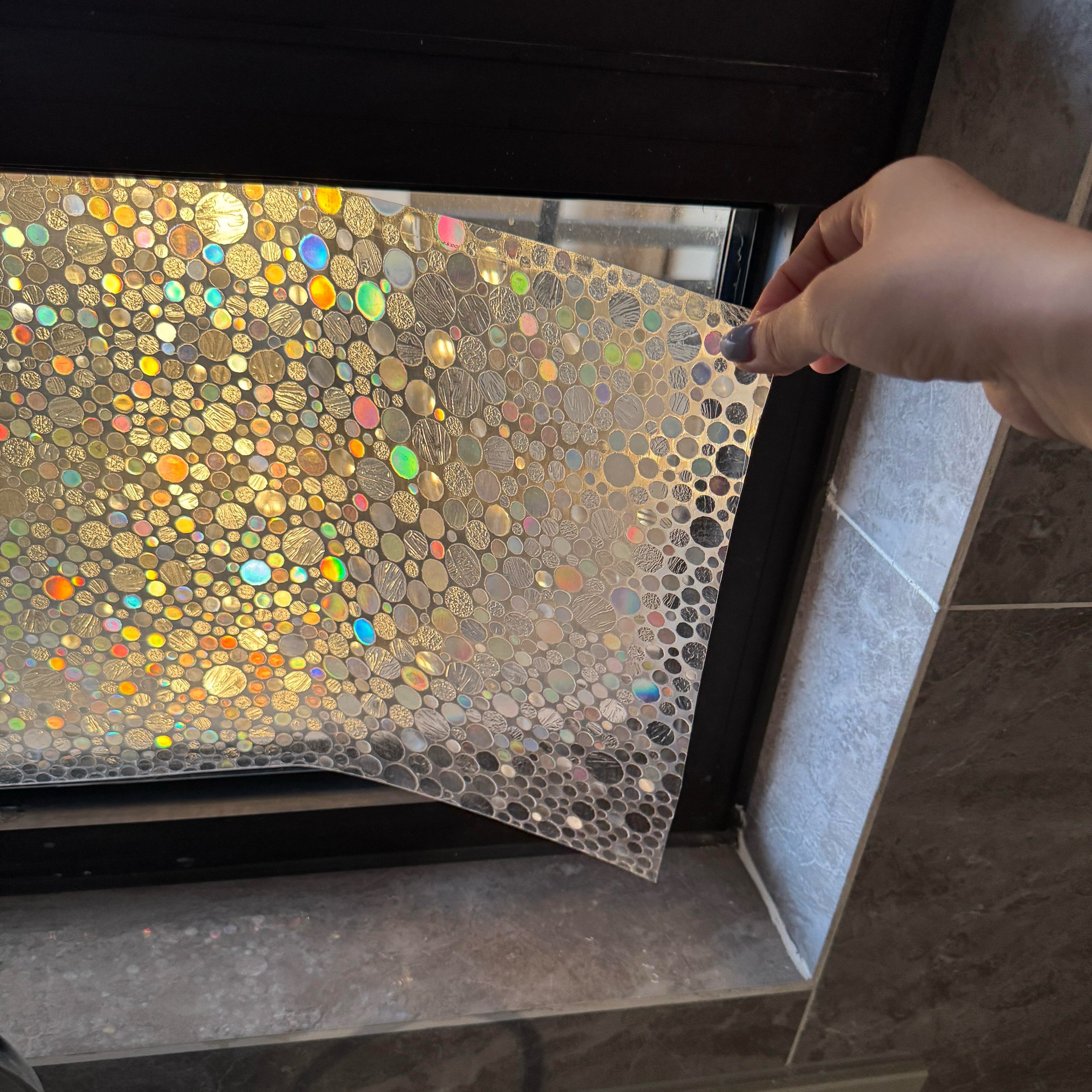 日本进口防偷窥艺术玻璃窗户贴膜