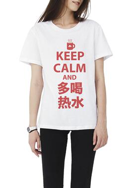 真品LaowaiMe多喝热水网红t恤短袖男女送外国人送老外出国礼品