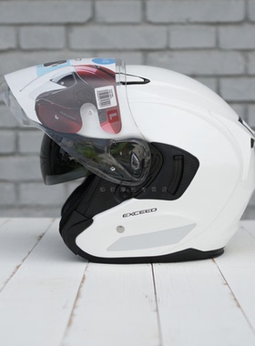 日本OGK半盔 机车头盔夏盔 夏季成人双镜片3/4盔kabuto超越眼镜槽