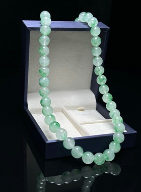 东陵玉项链绿色砂金石手链手串锁骨链挂件饰品吊坠颈链女男吊坠